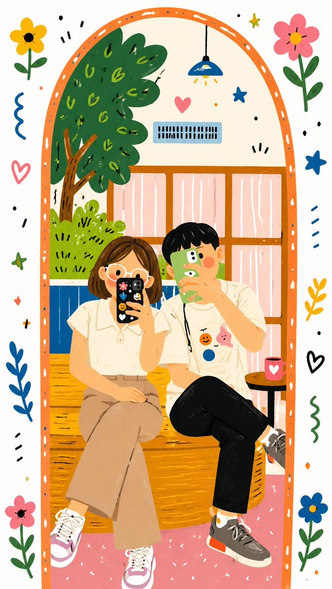 Flat Folk Illustration Style Transformation example 2