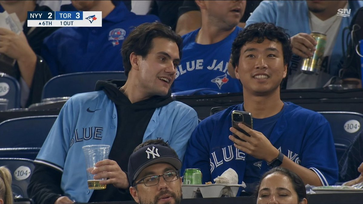 Blue Jays Broadcast Crowd Screenshot AI image template preview