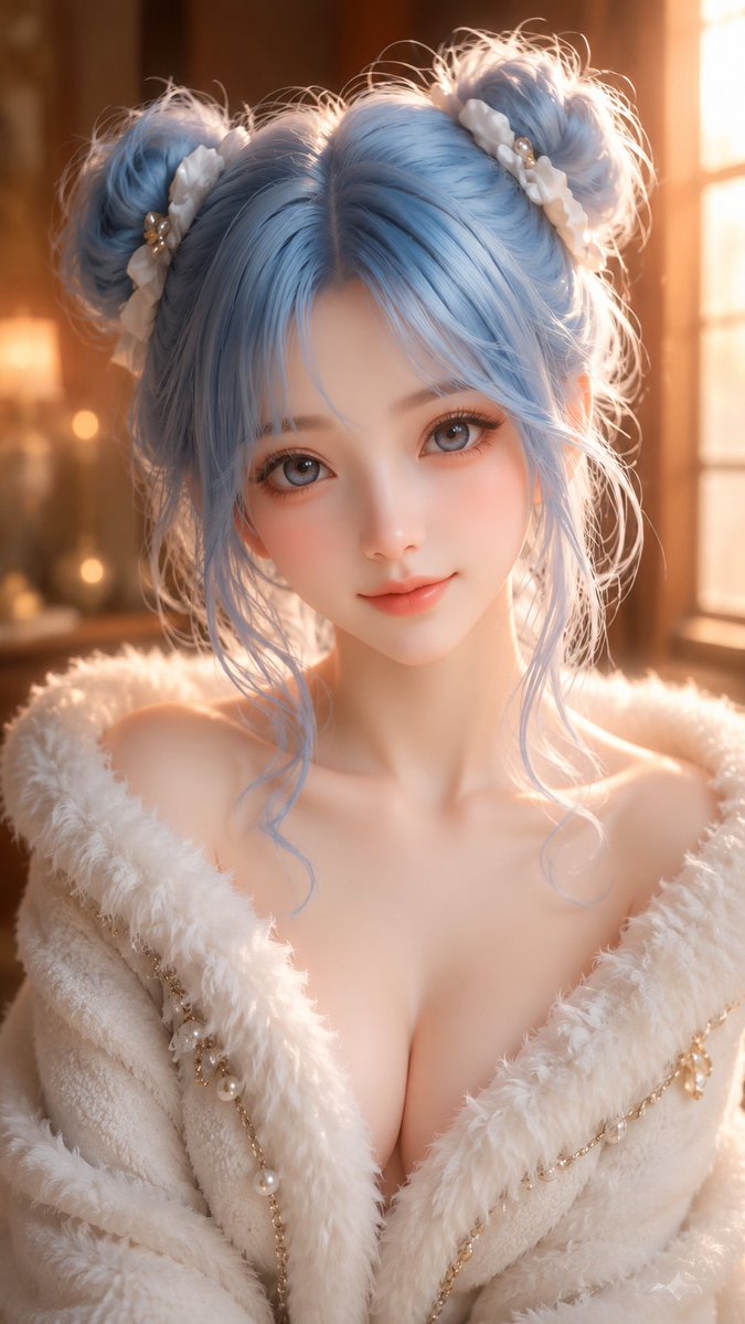 Oriental Fantasy 3D CG Illustration AI image template preview