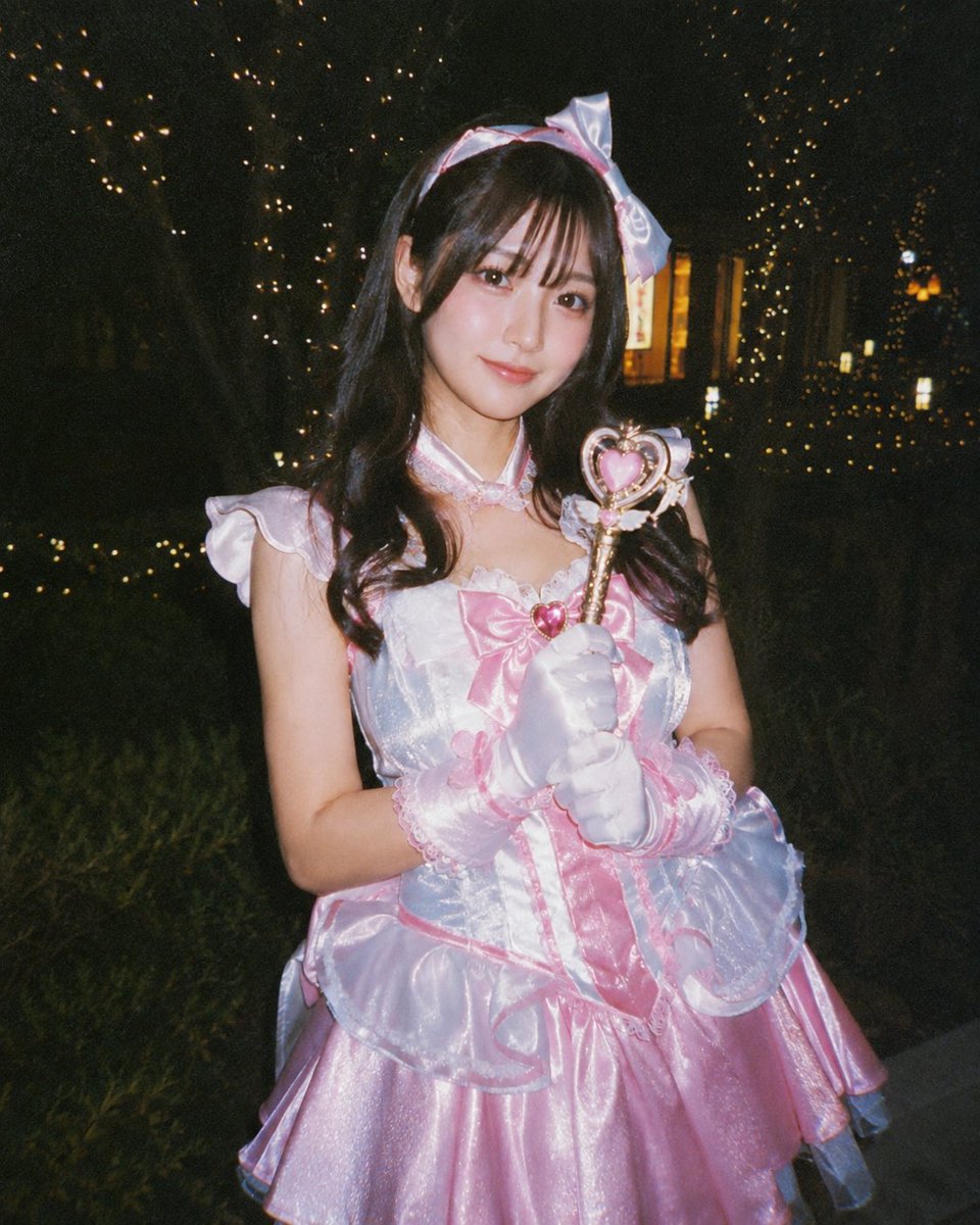 Disposable Camera Magical Girl Cosplay AI image template preview