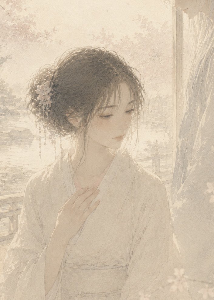 Soft Censored Bridal Kiss Illustration example 2