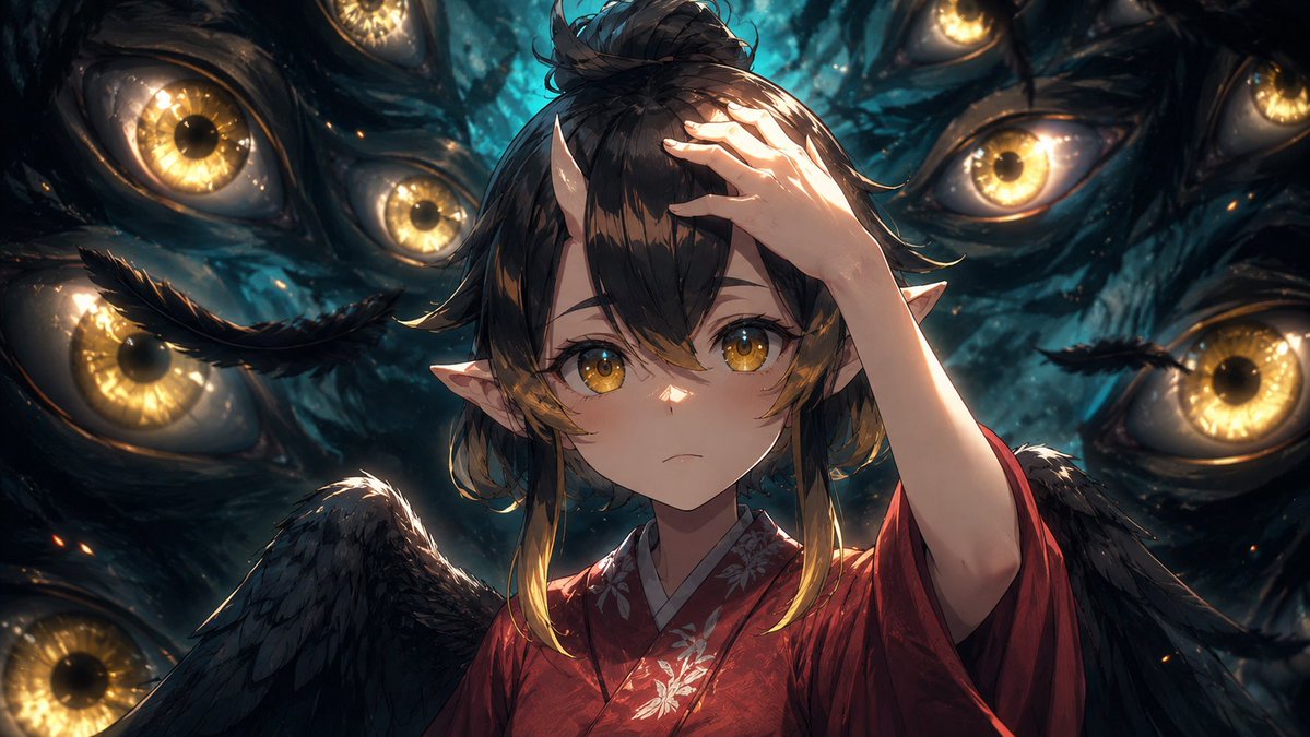 Censored Tengu Girl Among Eyes example 2