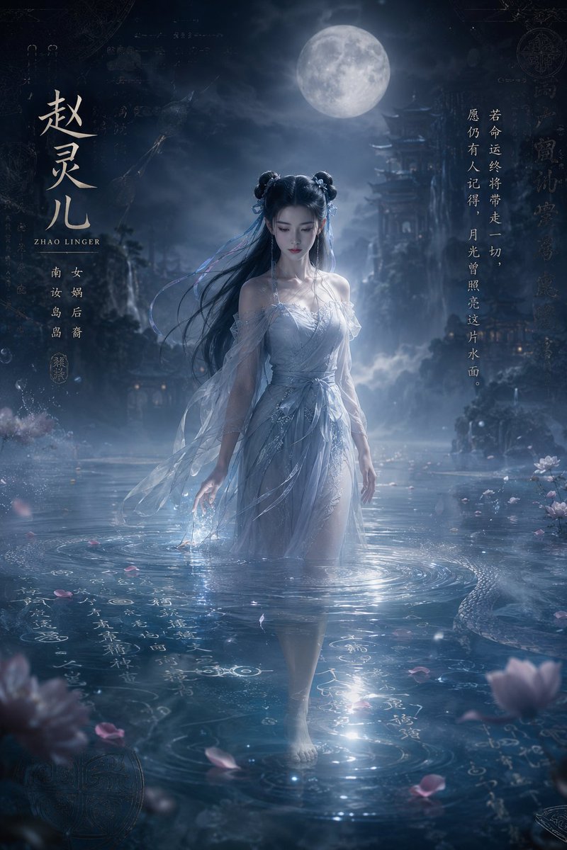 Dark Eastern Fantasy Zhao Ling'er Poster example 2