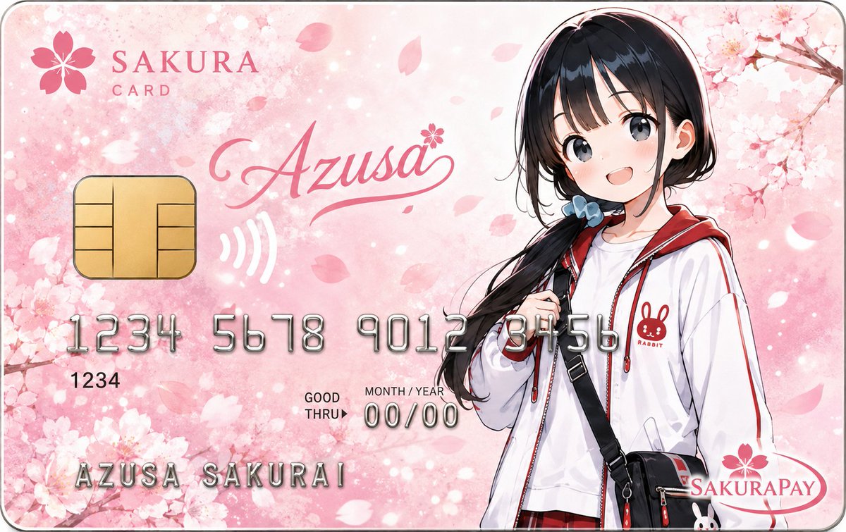 Anime Cosmos Payment Card example 2