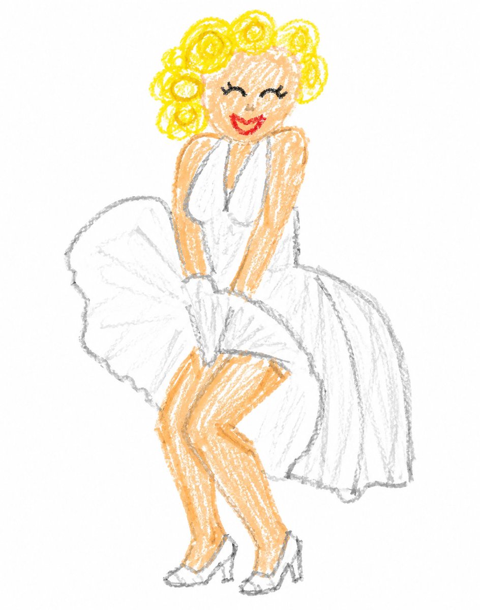 Crayon Style Clumsy Drawing AI image template preview