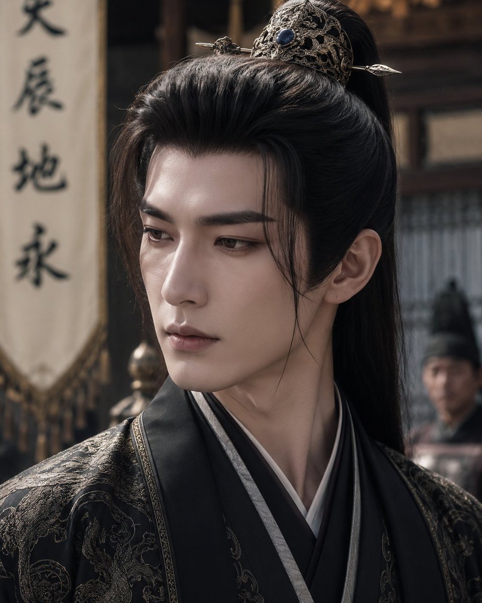 Censored Chinese Drama Male Lead AI image template preview