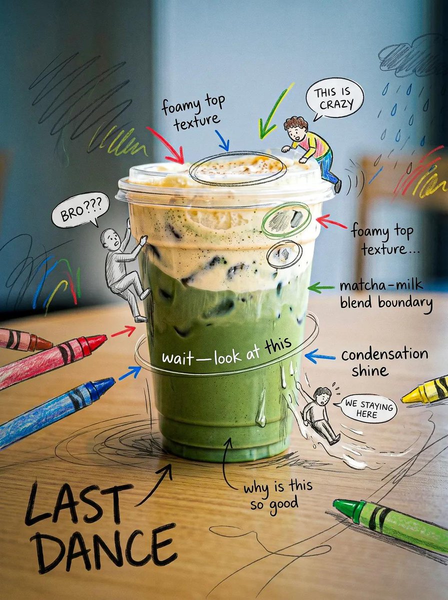 Creative Doodled Image Overlay AI image template preview