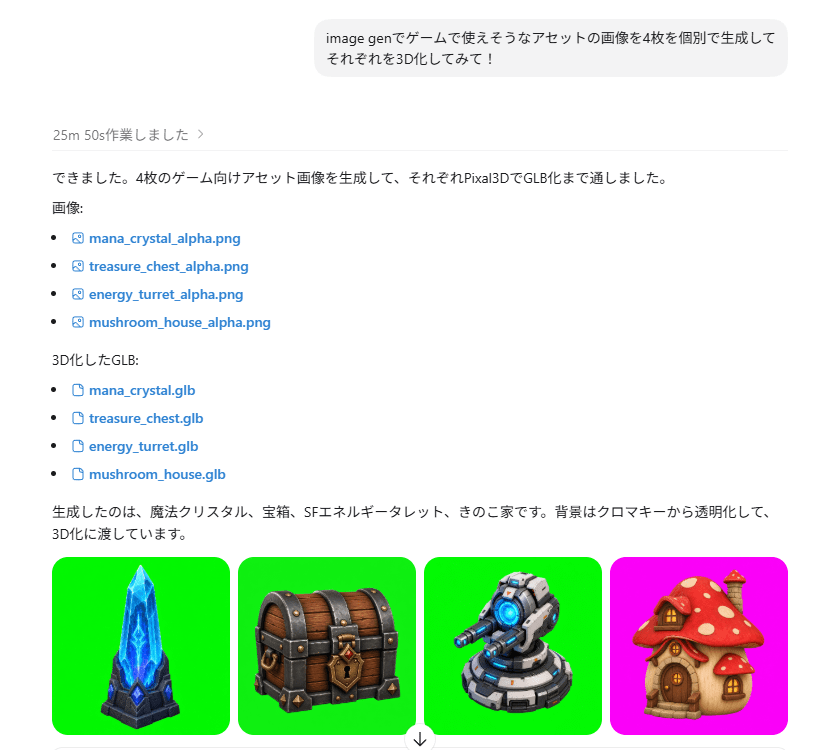 ChatGPT Game Asset Generation Screenshot AI image template preview