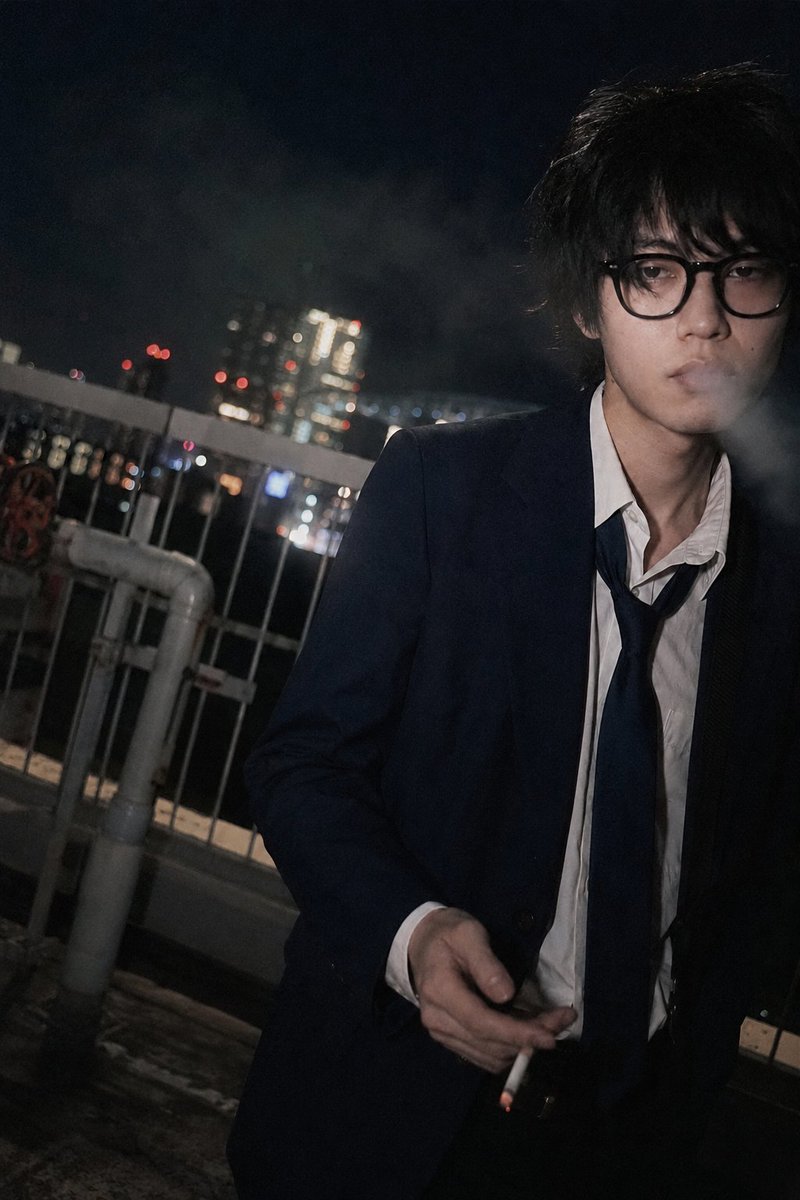 Candid Night Rooftop Portrait example 3