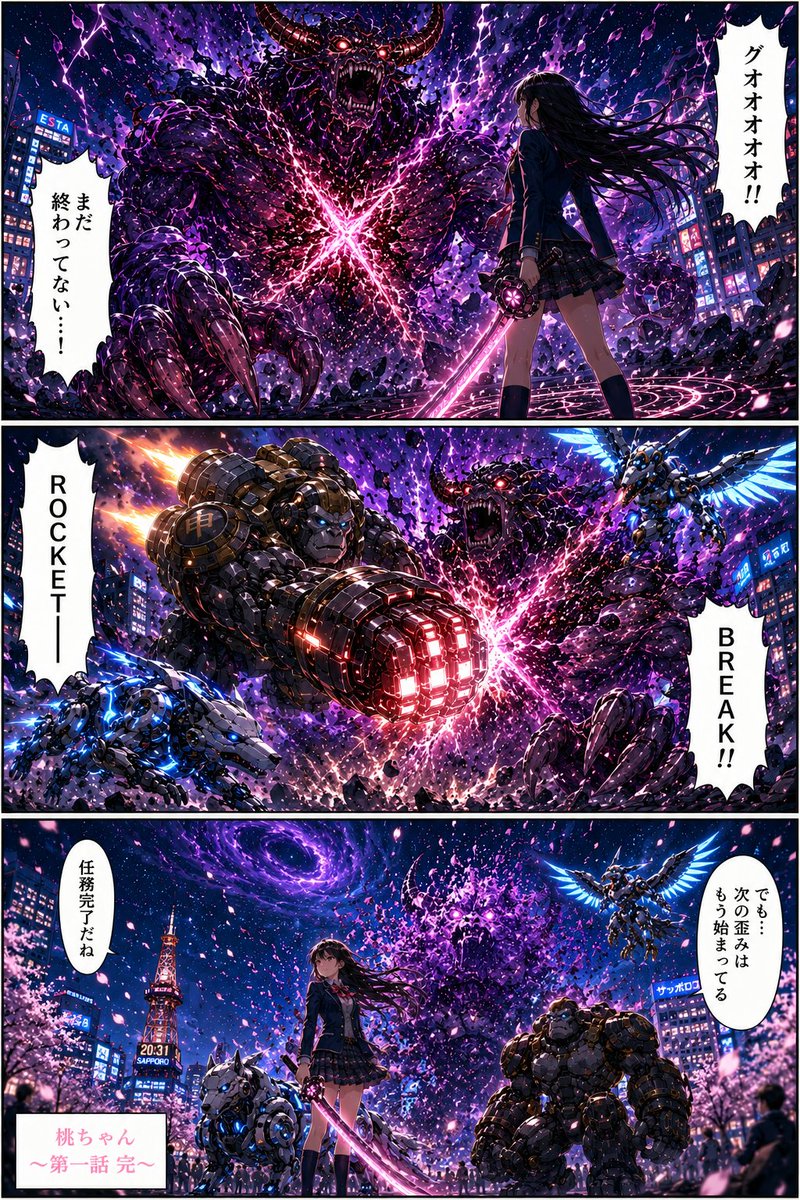Sapporo Apocalypse Manga Page example 3