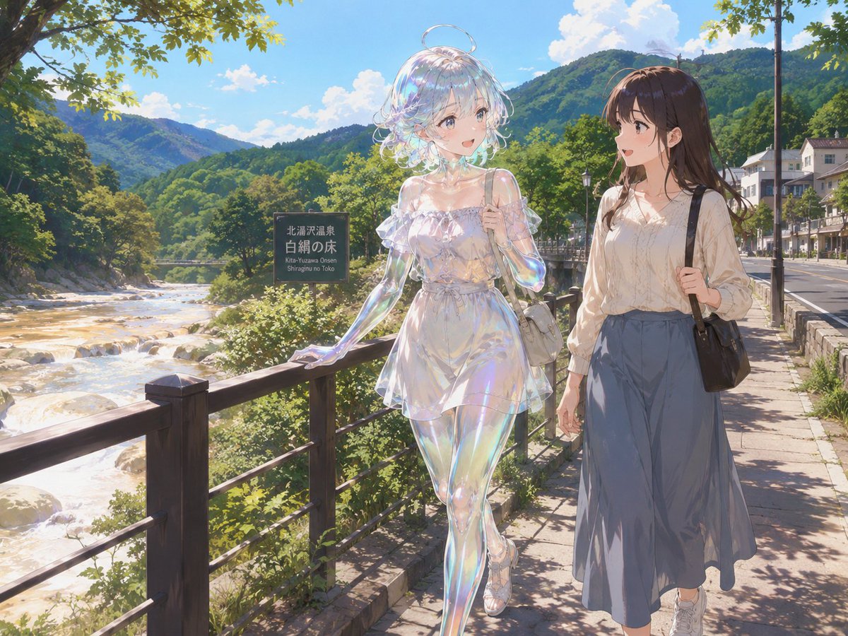 Soap Slime Girl at Kitayuzawa AI image template preview