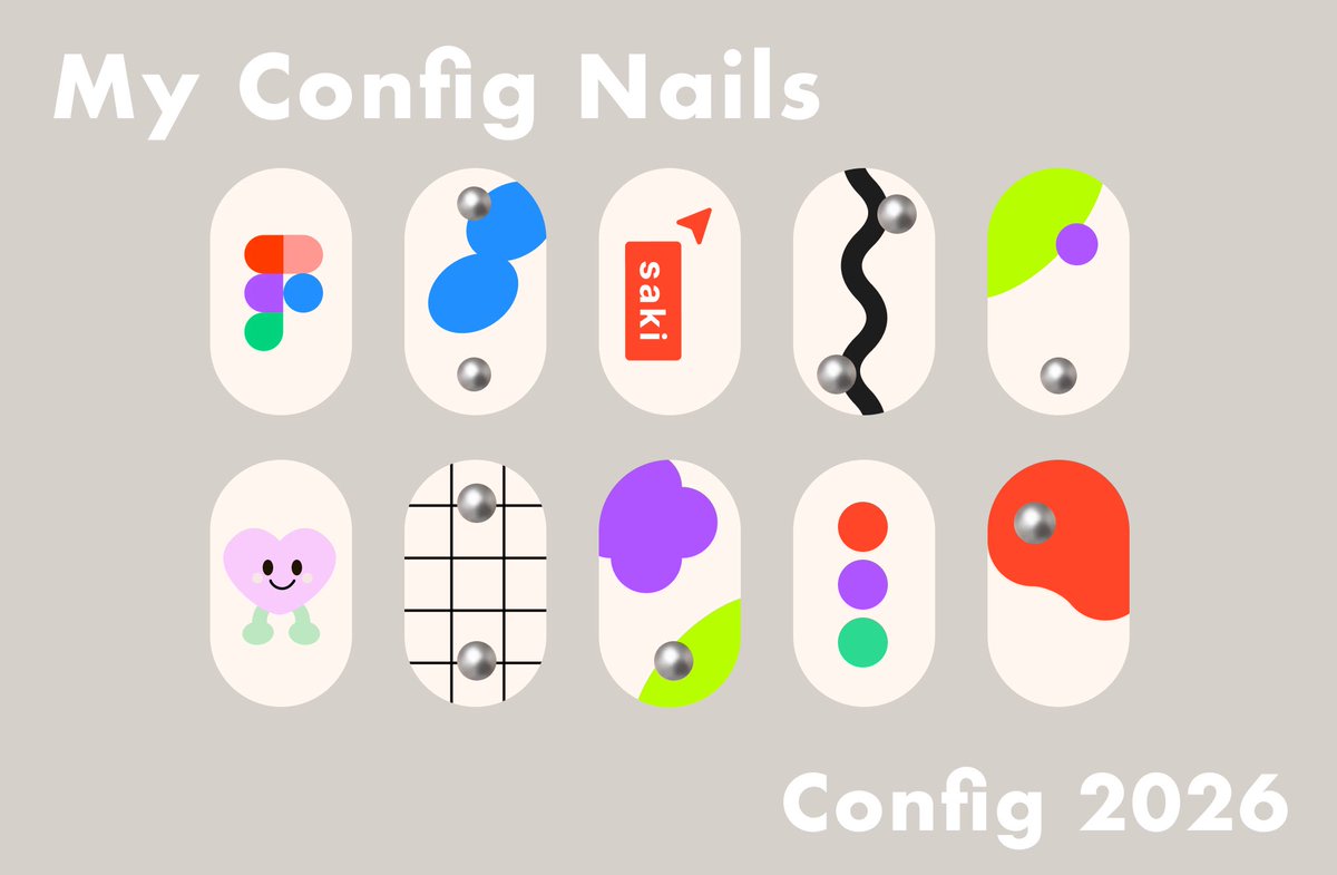 Config 2026 Nail Art Board AI image template preview