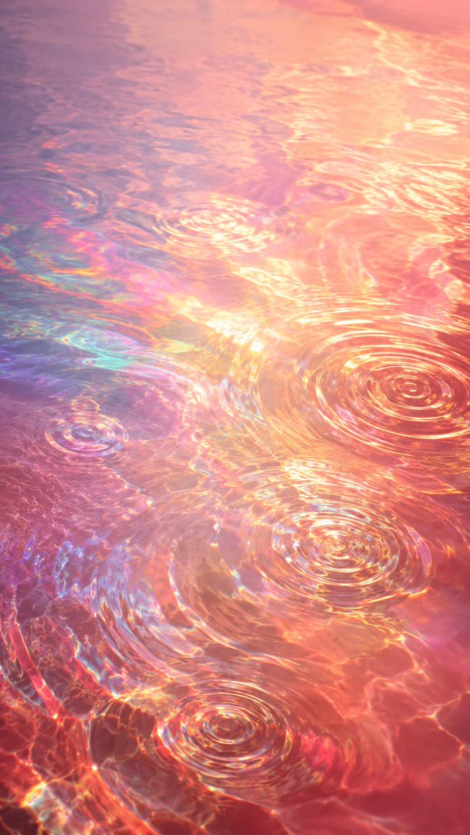 Iridescent Water Phone Wallpaper example 2