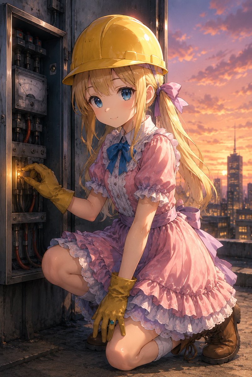 Anime Hardware Store Worker example 2