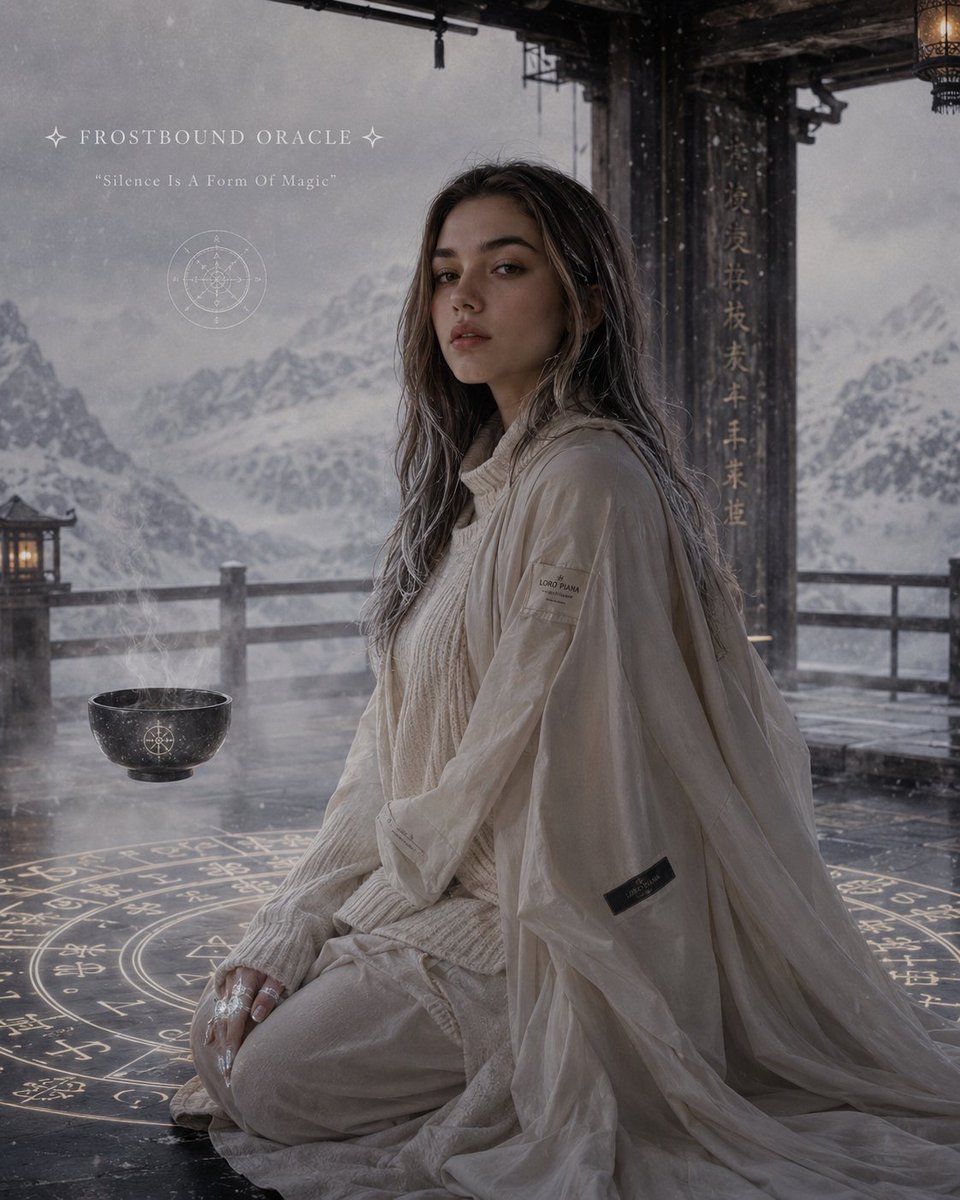 Celestial Ryokan Fantasy Editorial AI image template preview