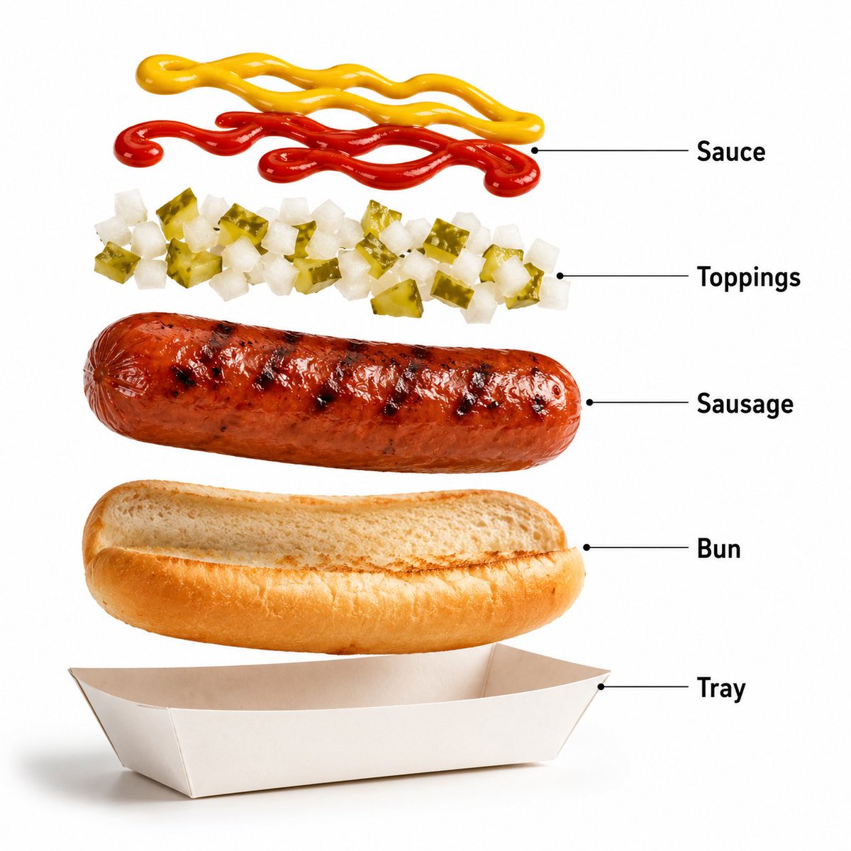 Premium Fast-Food Product Shot AI image template preview