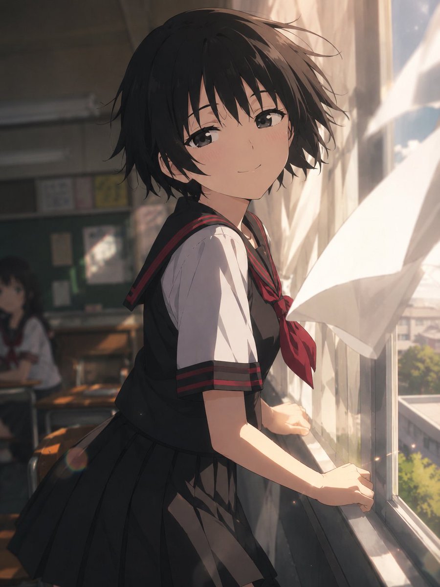 Cinematic Anime Screenshot Prompt AI image template preview