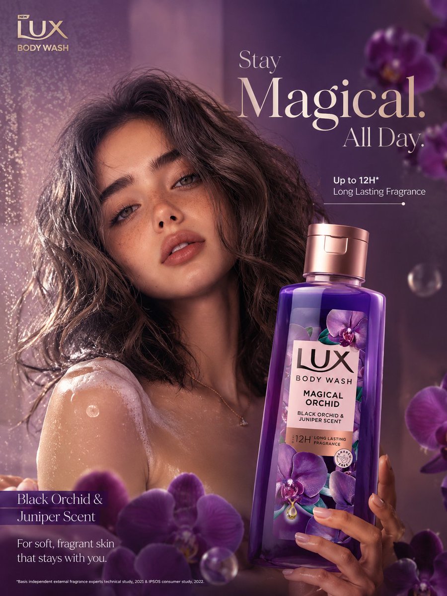 Luxury Skincare Advertisement Poster AI image template preview