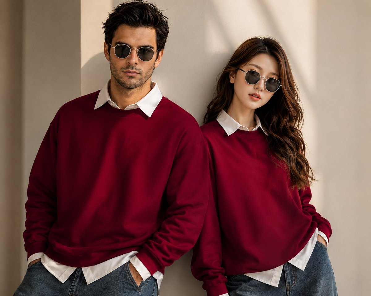 Luxury Streetwear Fashion Editorial AI image template preview
