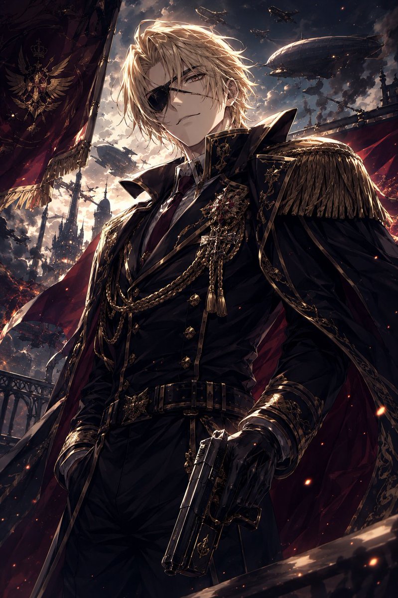 Imperial Marshal Anime Commander AI image template preview