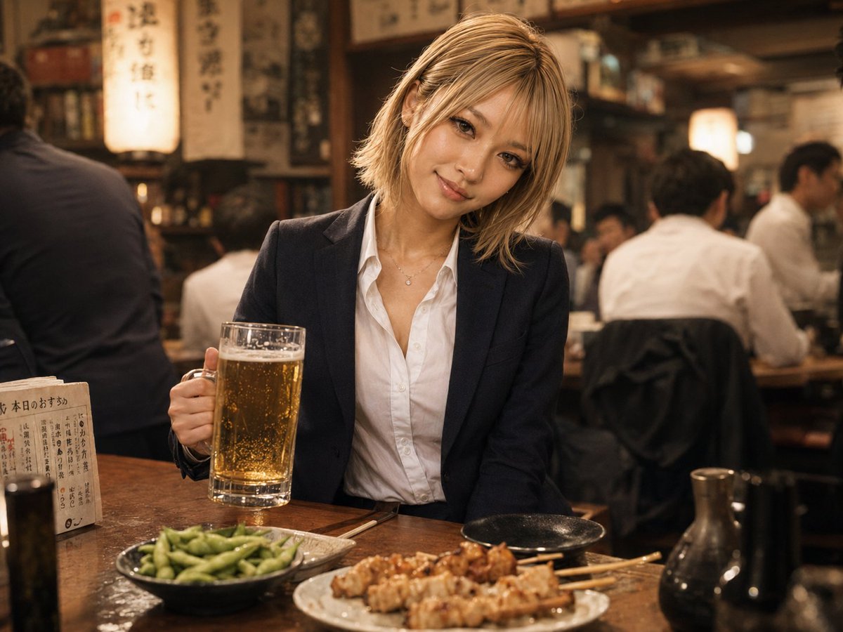 Businesswoman at Shibuya Station example 4