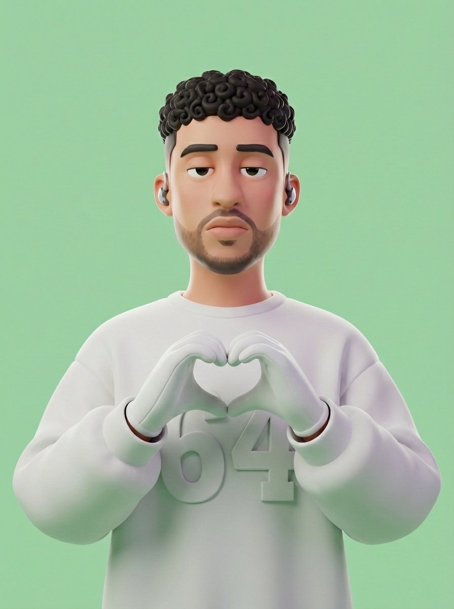 Stylized 3D Character Toy Render example 2