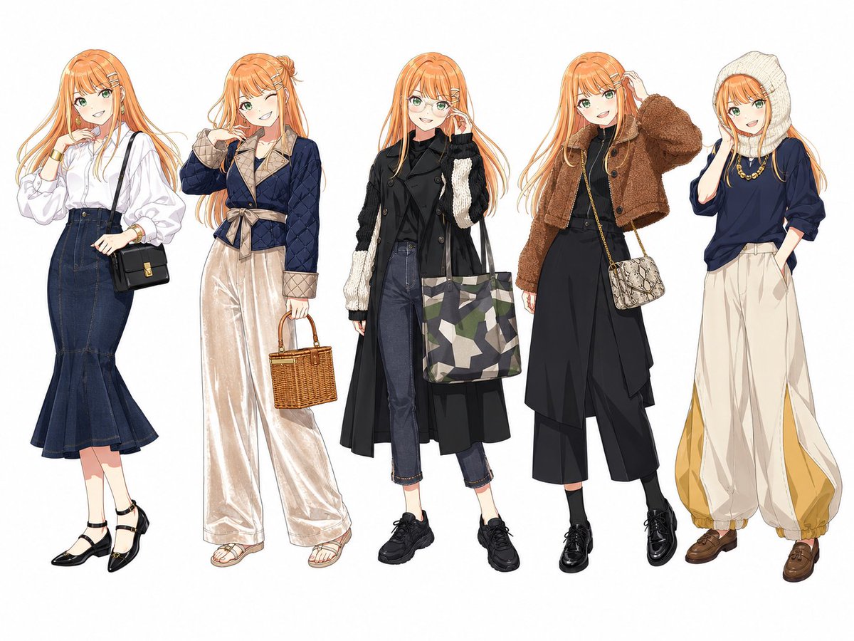 Anime Winter Fashion Lineup example 3
