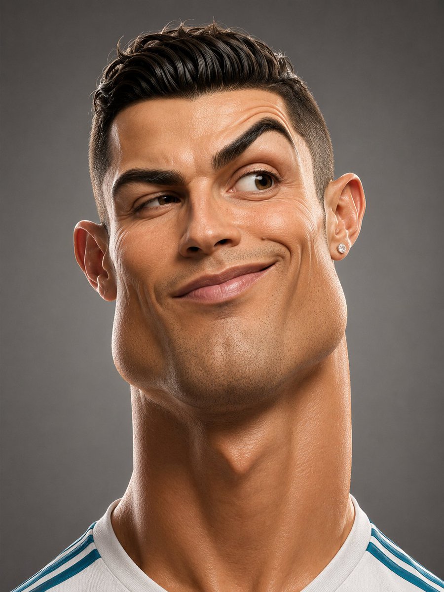 3D Caricature Meme Portrait AI image template preview