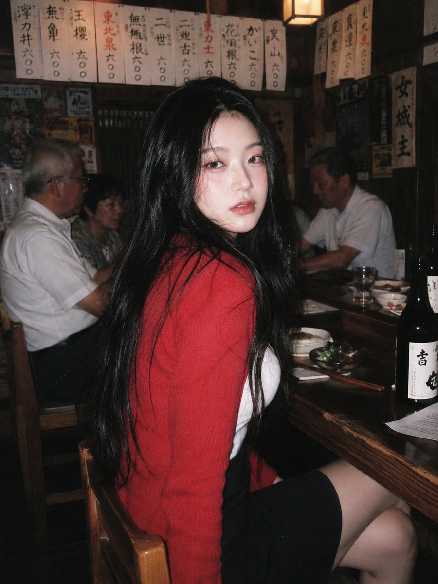 90s Japanese Izakaya Snapshot AI image template preview