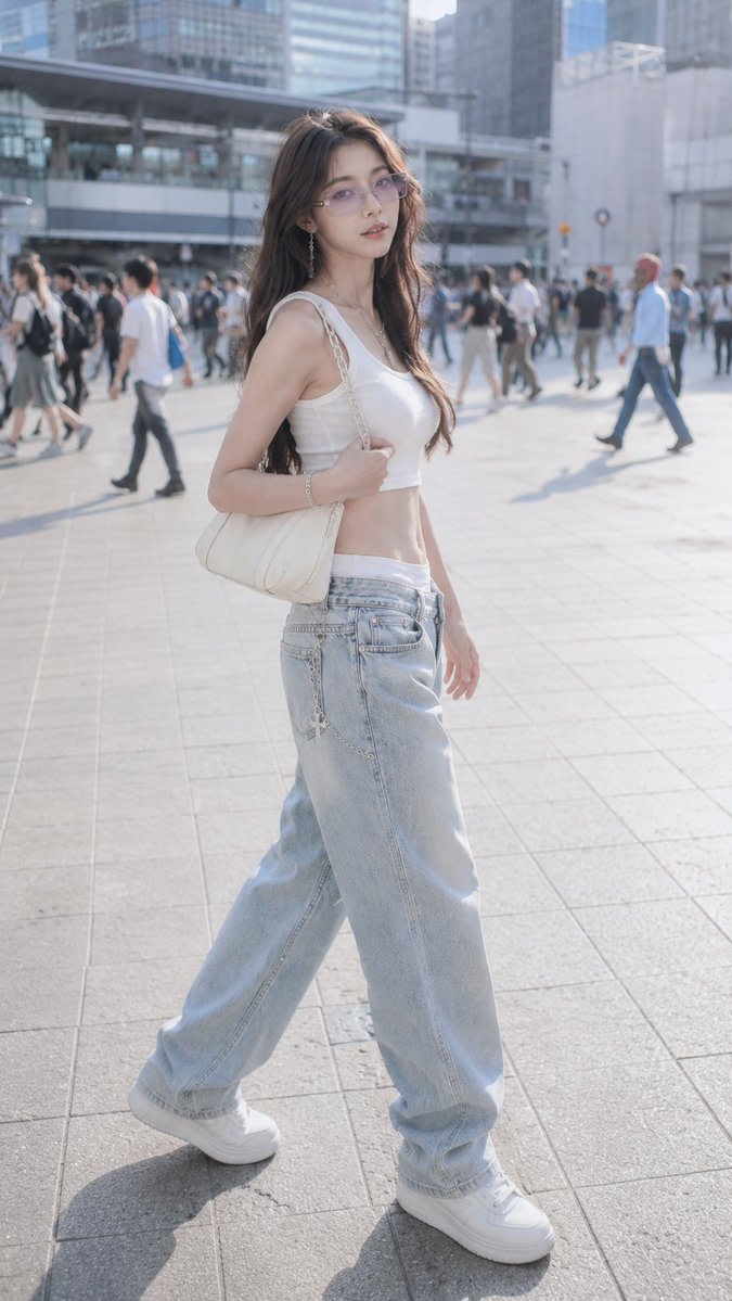 Shibuya Y2K Fashion Portrait example 2