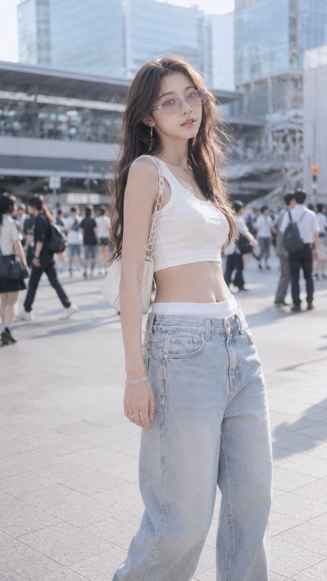 Shibuya Y2K Fashion Portrait example 3