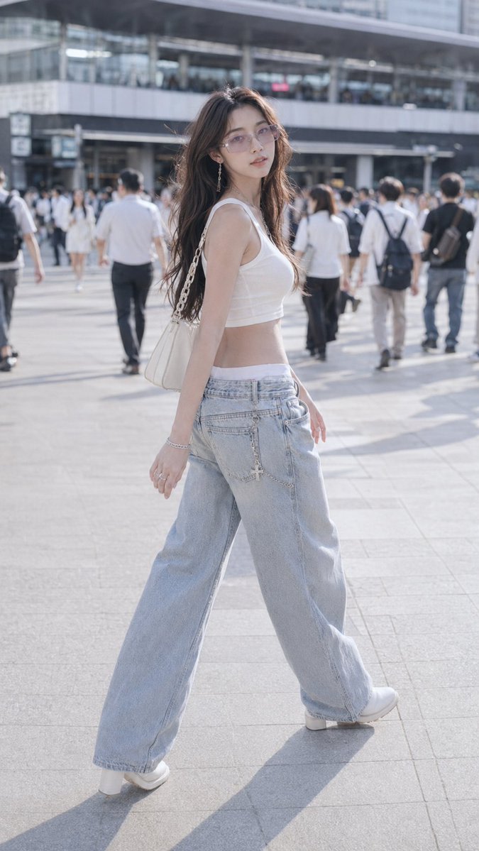 Shibuya Y2K Fashion Portrait example 4
