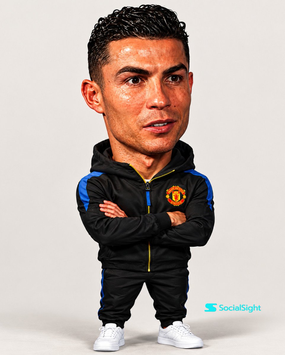 Photorealistic CGI Big Head Caricature AI image template preview