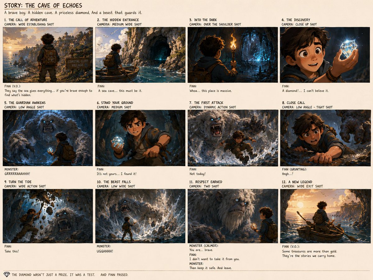 Character Storyboard Generator example 2