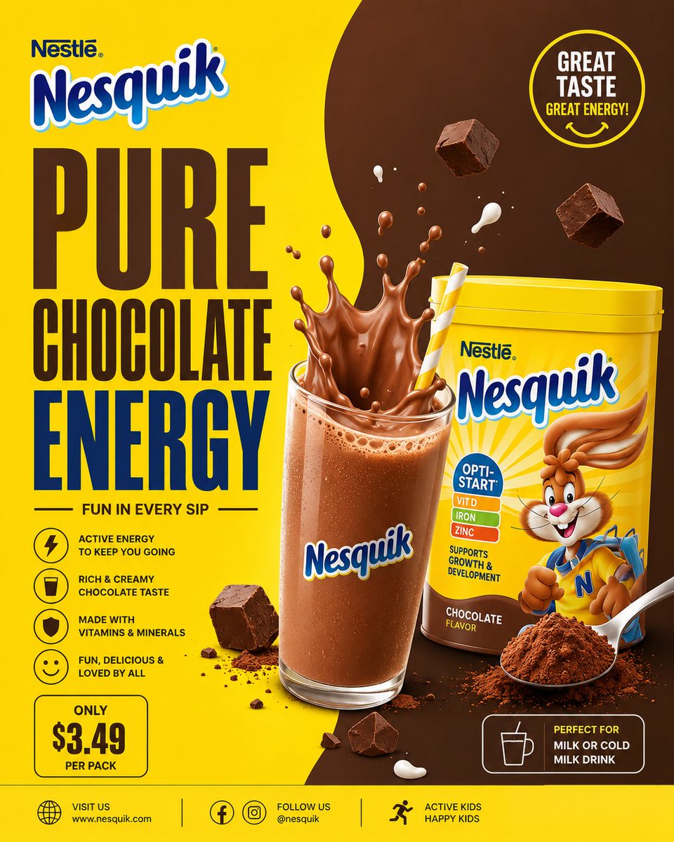 Milo Cocoa Energy Poster example 2
