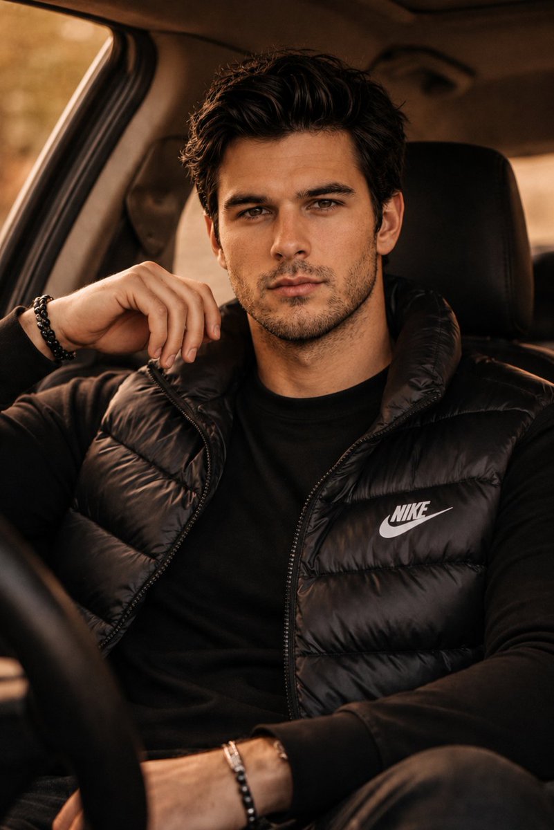 Luxury SUV Fashion Portrait AI image template preview
