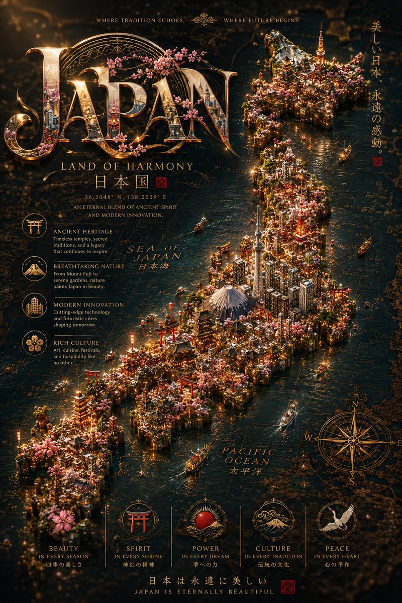 Cinematic Fantasy Country Atlas AI image template preview
