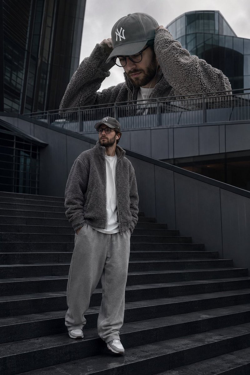 Surreal Streetwear Editorial AI image template preview