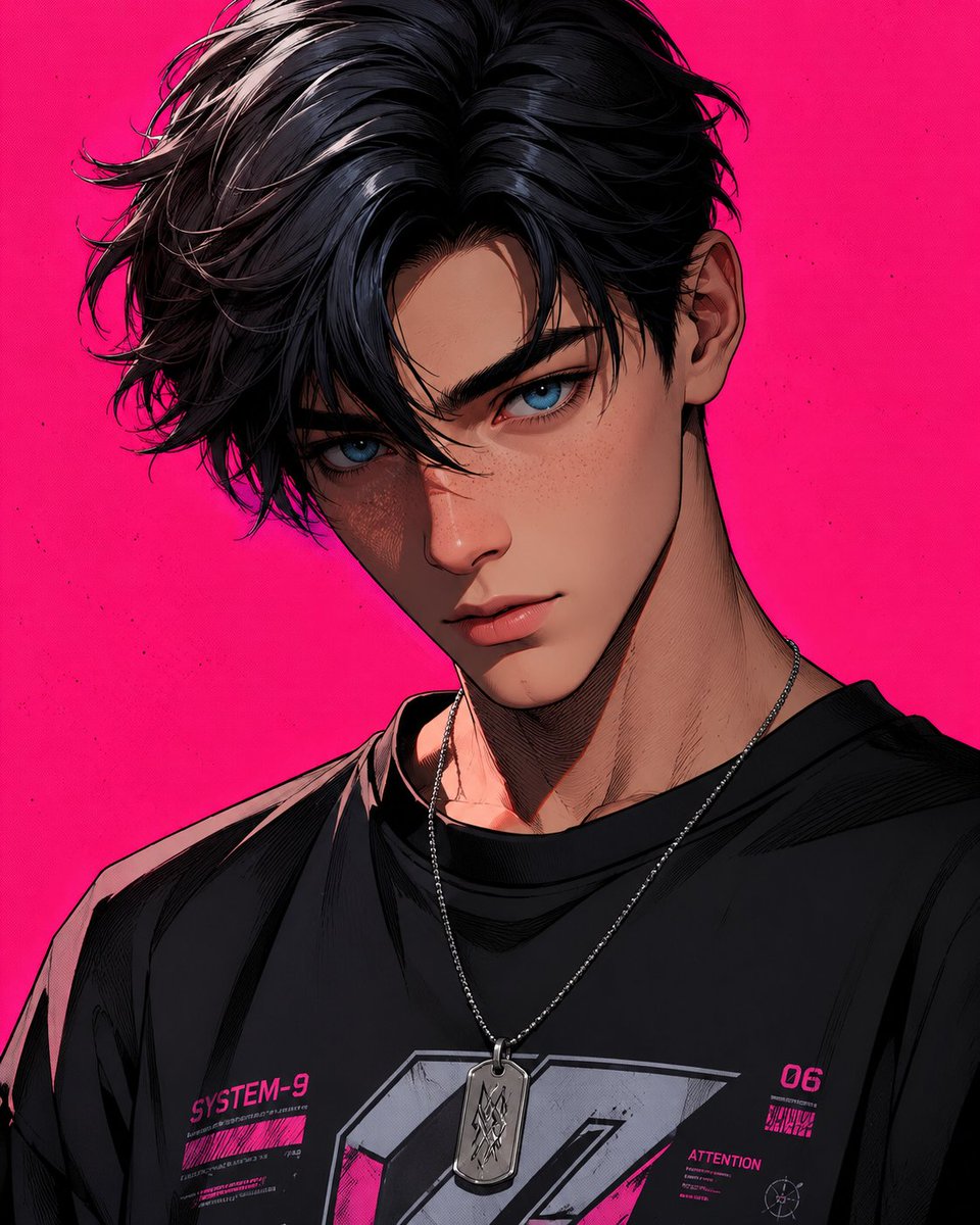 Stylized 3D Cartoon Male Portrait AI image template preview