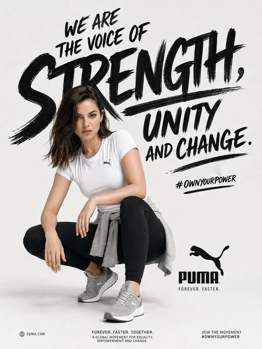 Sports Fashion Advertisement Poster AI image template preview