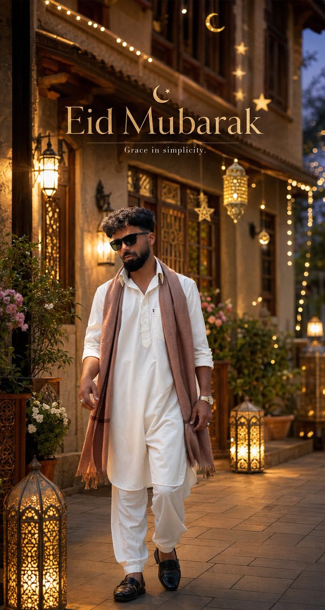 Cinematic Eid Portrait Transformation example 4