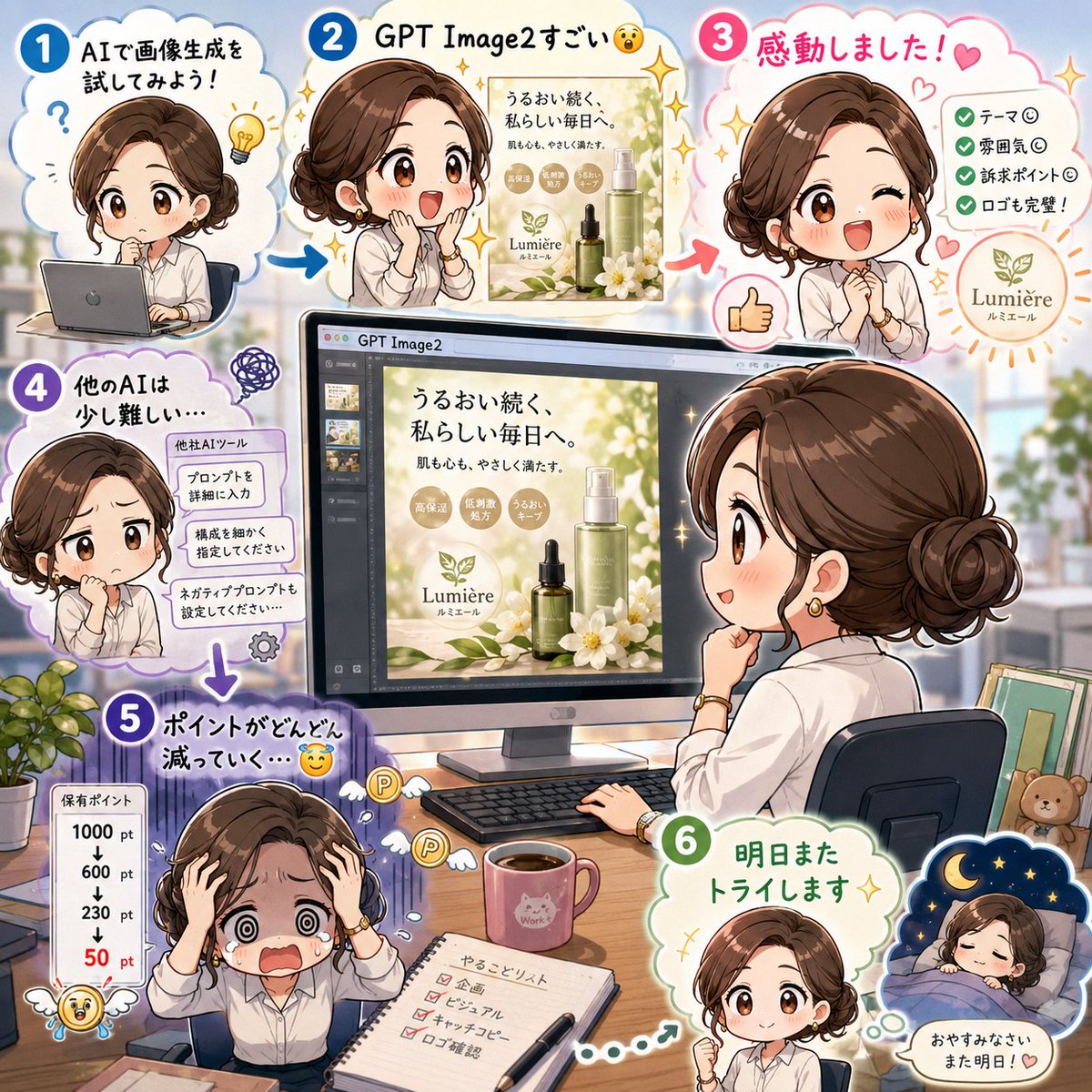 Japanese GPT Image2 Campaign Comic AI image template preview