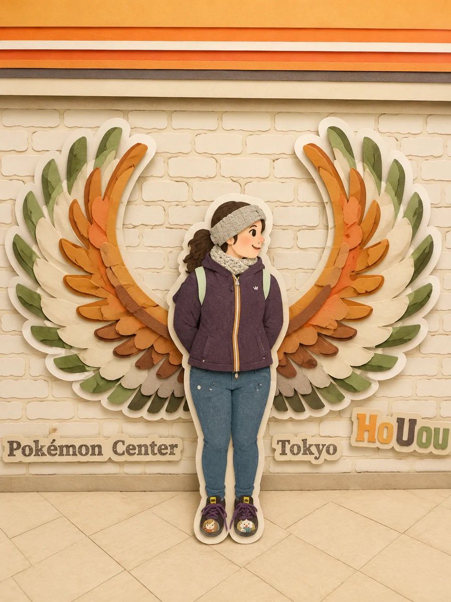 Japanese Paper Craft Art Scenes AI image template preview
