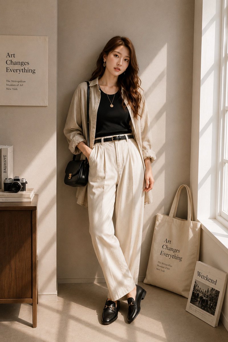 Minimalist High-End Fashion Editorial AI image template preview