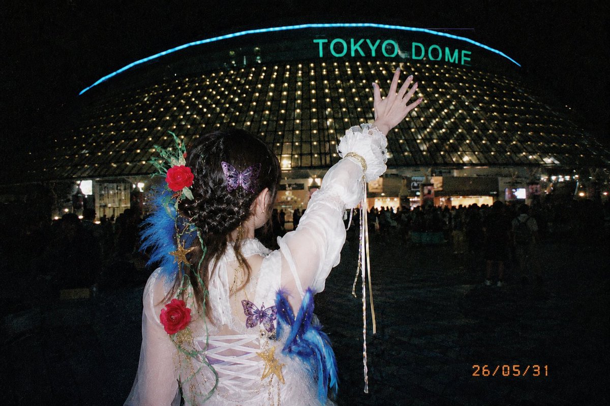 Tokyo Dome Concert Memory Film Photo AI image template preview