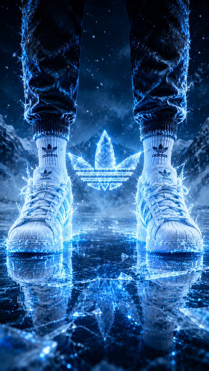 Hyper-Realistic Fire Sneaker Advertisement AI image template preview