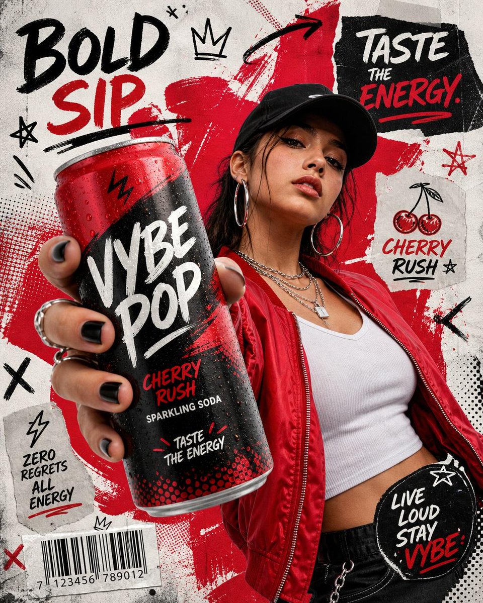 Realistic Commercial Beverage Advertisement example 2