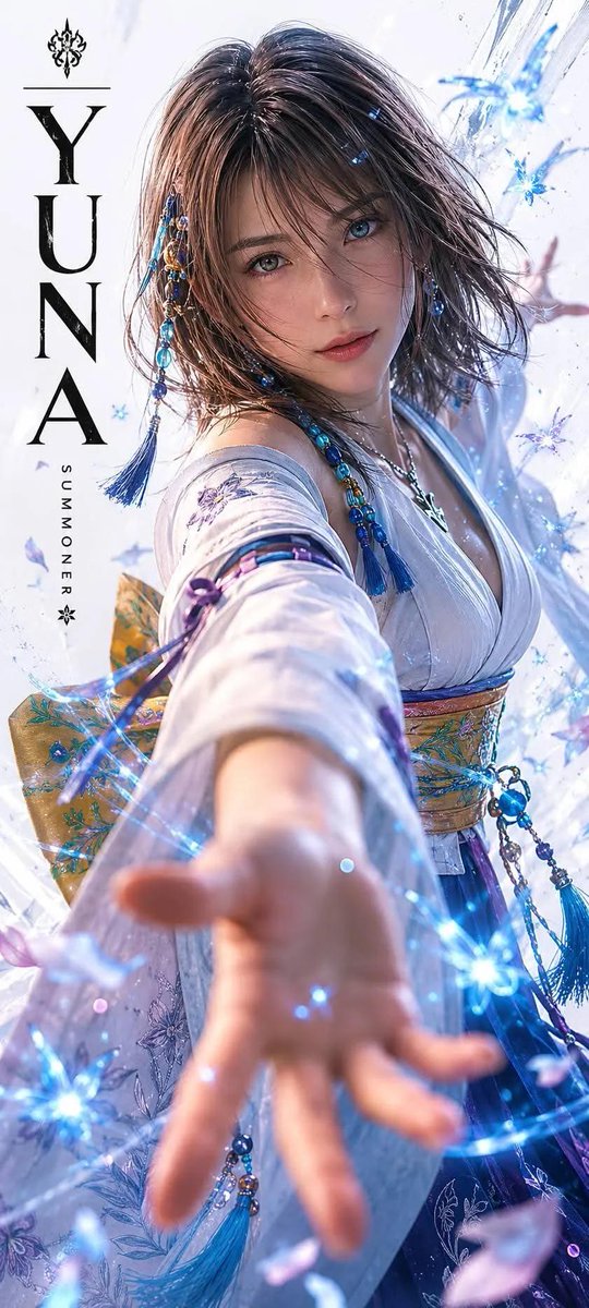 Realistic Live-Action Rikku Portrait AI image template preview