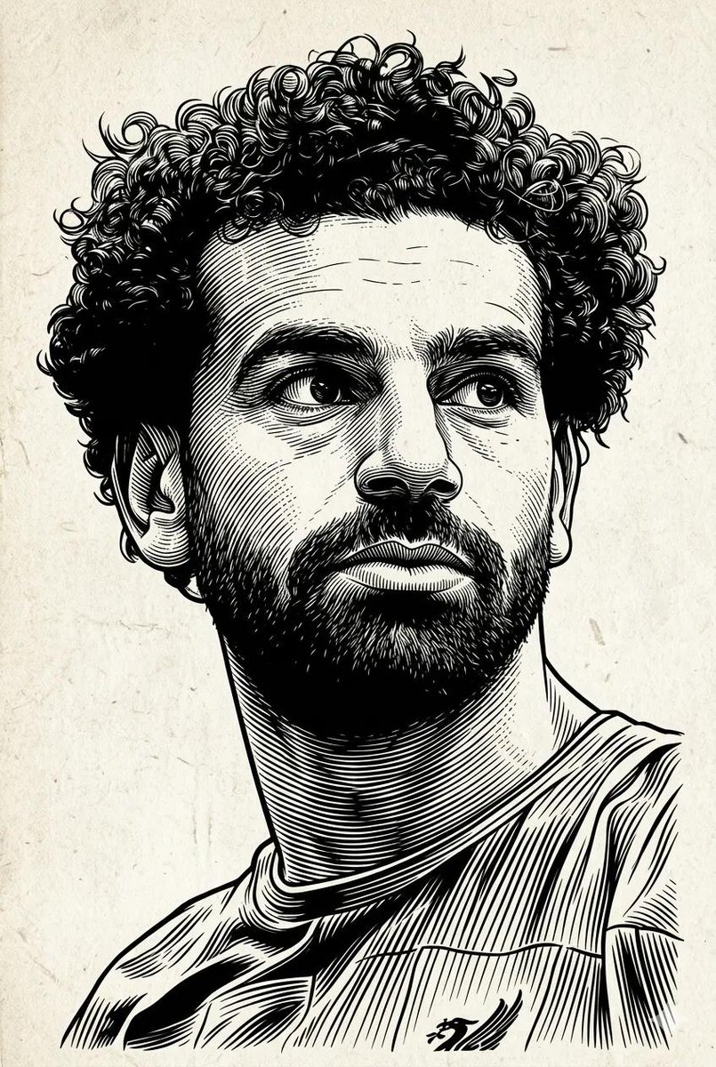 Classic Engraved Portrait Illustration example 2