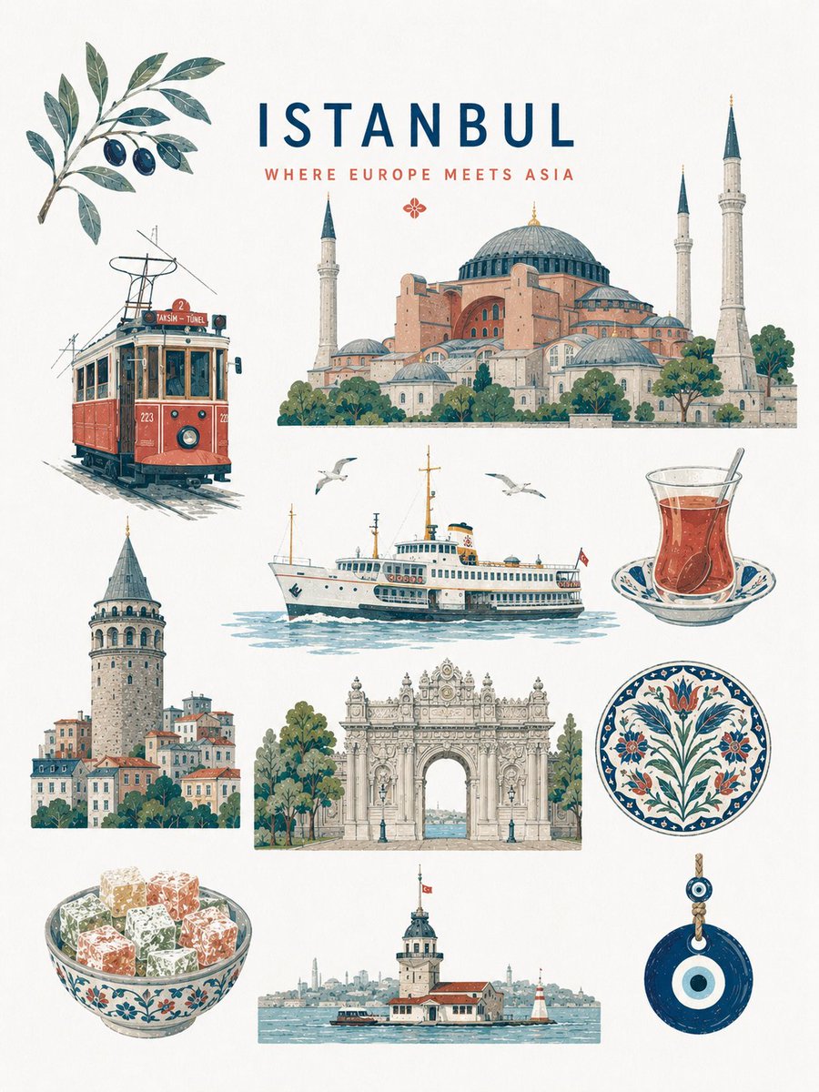 Mid-century Editorial Illustration example 3